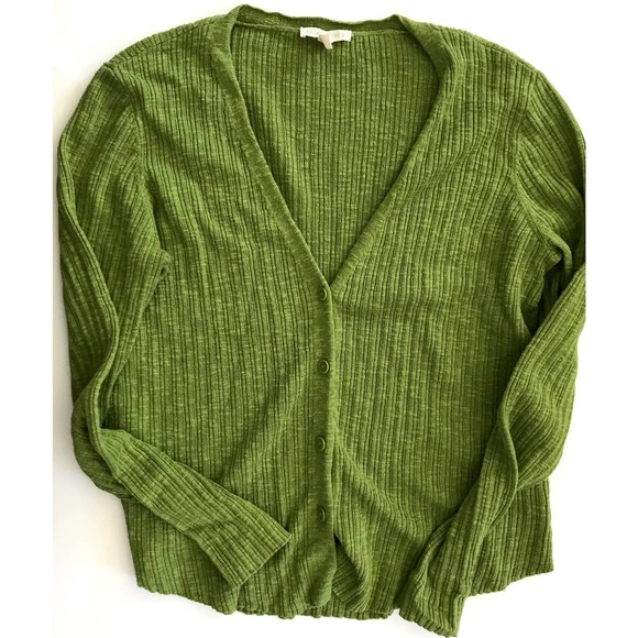 Eileen Fisher Sweaters - Eileen Fisher Organic Cardigan Green Size Medium
